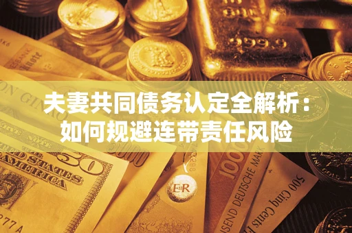 北京夫妻共同债务认定全解析：如何规避连带责任风险